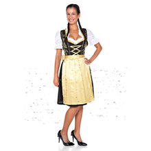 Load image into Gallery viewer, Romantic 3 pieces Dirndl with apron and blouse
