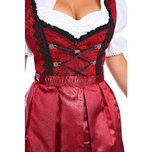 Load image into Gallery viewer, Romantic 3 pieces Dirndl with apron and blouse
