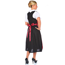 Load image into Gallery viewer, Romantic 3 pieces Dirndl with apron and blouse
