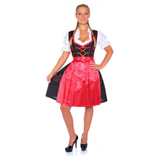 Load image into Gallery viewer, High contrast 3 pcs. Dirndl with apron and blouse
