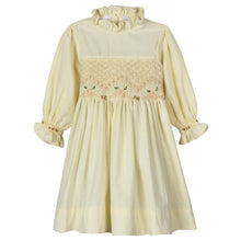 Load image into Gallery viewer, " PETITE PRINCESS " HAND-SMOCKED CORDUROY DRESS.LIMITED
