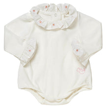 Load image into Gallery viewer, BABY GIRLS CREAM VELOUR " PEPA " SHORTIE
