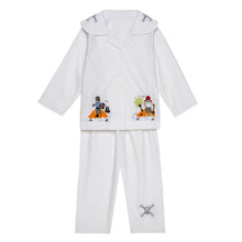 Load image into Gallery viewer, "JACK SPARROW" COTTON POPLIN EMBROIDERED PYJAMAS SET
