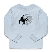 Load image into Gallery viewer, PACK OF 5 BOYS PALE BLUE "SPIDER" 3D HAND,FRENCH KNOT EMBROIDERED TOP
