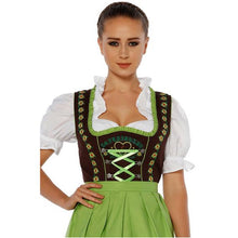 Load image into Gallery viewer, Apartes 3-piece balcony dirndl with apron and blouse
