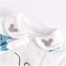 Load image into Gallery viewer, DINOSAURS PRINT COTTON FRONT FASTENING PADDED BABY PRAM SUIT
