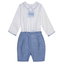 Load image into Gallery viewer, HERITAGE STYLE "HARRY" HAND-SMOCKED BUSTER SUIT
