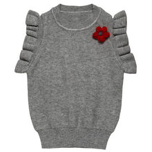 Load image into Gallery viewer, " TERESA " GREY COTTON RIBBING KNITTED SLIPOVER
