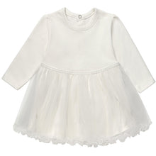 Load image into Gallery viewer, BABY GIRLS " DARLING " WHITE TWO PIECE DRESS @ BOLERO SET
