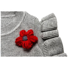 Load image into Gallery viewer, " TERESA " GREY COTTON RIBBING KNITTED SLIPOVER
