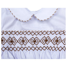 Load image into Gallery viewer, " ARTHUR" TRADITIONAL HAND-SMOCKED BUSTER SUIT.LIMITED
