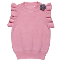 Load image into Gallery viewer, " TERESA " PINK COTTON RIBBING KNITTED SLIPOVER
