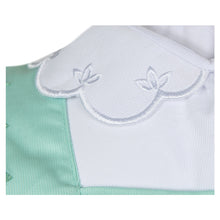 Load image into Gallery viewer, " ESMERALDA" BLOUSE @ PINAFORE HAND-SMOCKED 2 PIECE SET. LIMITED - NEW ARRIVAL
