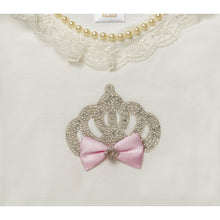 Load image into Gallery viewer, BABY GIRLS " BARBI " COTTON JERSEY BODYVEST, TUTU SKIRT &amp; HEADBAND SET
