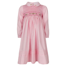 Load image into Gallery viewer, PINK TRADITIONAL " AMELIA " HAND-SMOCKED DRESS. LIMITED - NEW ARRIVAL
