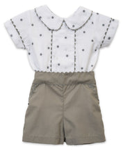 Load image into Gallery viewer, BOYS GREY TRADITIONAL HERITAGE " MANUEL" TWO-PIECE BUSTER SUIT.CLEARANCE
