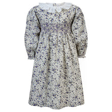 Load image into Gallery viewer, TRADITIONAL FLORAL HAND-SMOCKED "CONSUELO" DRESS.
