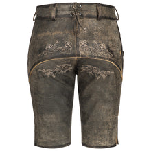 Load image into Gallery viewer, Valuable ladies traditional trousers knee-length 100% leather / antique vintage look
