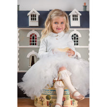 Load image into Gallery viewer, GIRLS "PEARL" FLEECE IVORY T-SHIRT
