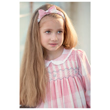 Load image into Gallery viewer, PINK CHECK HAND-SMOCKED "NATALIE" DRESS
