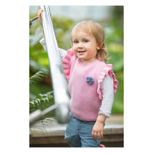 Load image into Gallery viewer, " TERESA " PINK COTTON RIBBING KNITTED SLIPOVER
