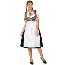 Load image into Gallery viewer, 3-piece dirndl costume with exciting floral embroidery
