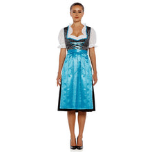 Load image into Gallery viewer, High quality 3pcs. Paisleydirndl with apron and blouse
