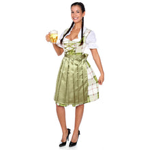 Load image into Gallery viewer, Noble 3 pcs. KaroDirndl with apron and blouse
