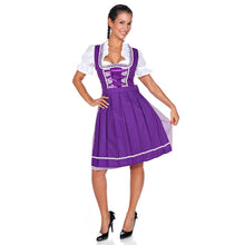 Load image into Gallery viewer, Noble 3-piece Dirndl with apron and blouse
