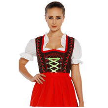 Load image into Gallery viewer, Nice 3pcs. dirndl with apron and blouse
