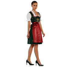 Load image into Gallery viewer, Traditional 3-piece Dirndl with apron and blouse
