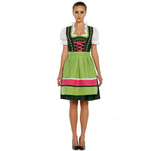 Load image into Gallery viewer, Traditional 3-piece Dirndl with apron and blouse
