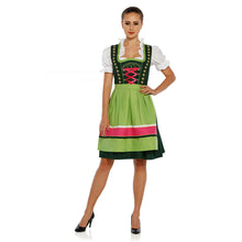 Load image into Gallery viewer, Traditional 3-piece Dirndl with apron and blouse
