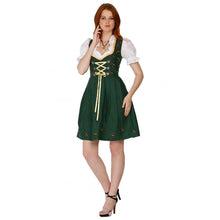 Load image into Gallery viewer, 3tlg. Dirndl traditional with apron and blouse
