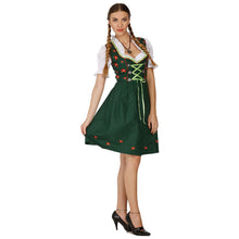 Load image into Gallery viewer, 3tlg. Dirndl traditional with apron and blouse
