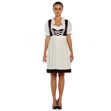 Load image into Gallery viewer, Beige 3 pcs. Dirndl with apron and blouse
