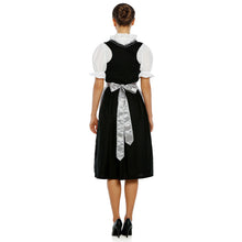 Load image into Gallery viewer, Velvety 3-piece Dirndl with apron and blouse
