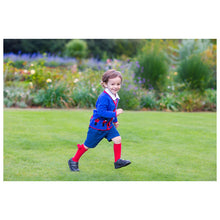 Load image into Gallery viewer, BOYS BLUE SOLDIER INTARSIA COTTON KNITTED CARDIGAN

