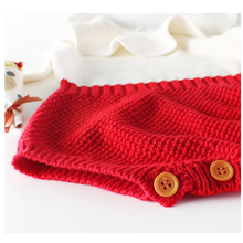 Load image into Gallery viewer, RED &amp; IVORY KNITTED BODYVEST.
